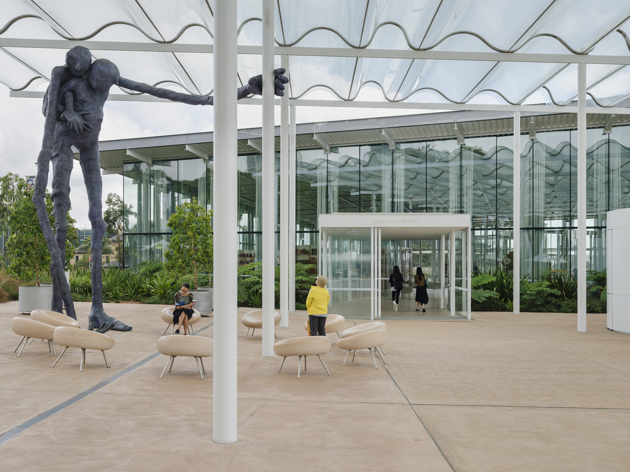 Studio Ongarato, award-winning placemaking studio in Melbourne designs wayfinding signage for expansion at the Art Gallery of NSW
