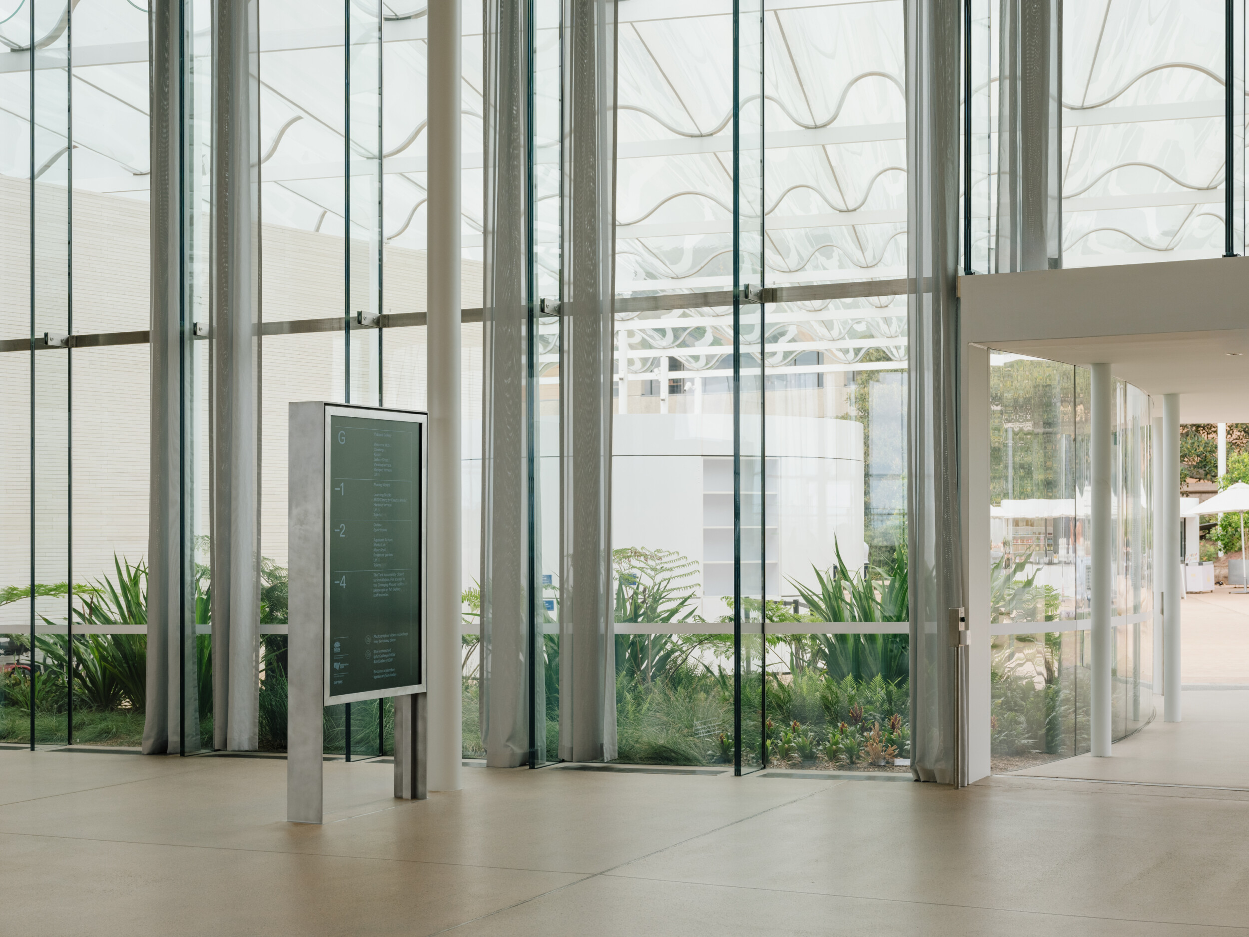 Studio Ongarato, award-winning placemaking studio in Melbourne designs wayfinding signage for expansion at the Art Gallery of NSW